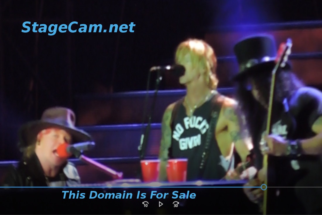 Guns n roses on stage